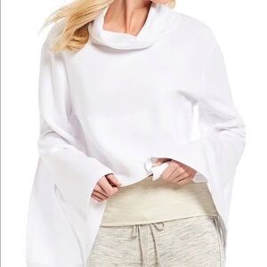 FREE PEOPLE MOVEMENT BELL SLEEVE COTTON SWEATSHIRT SMALL